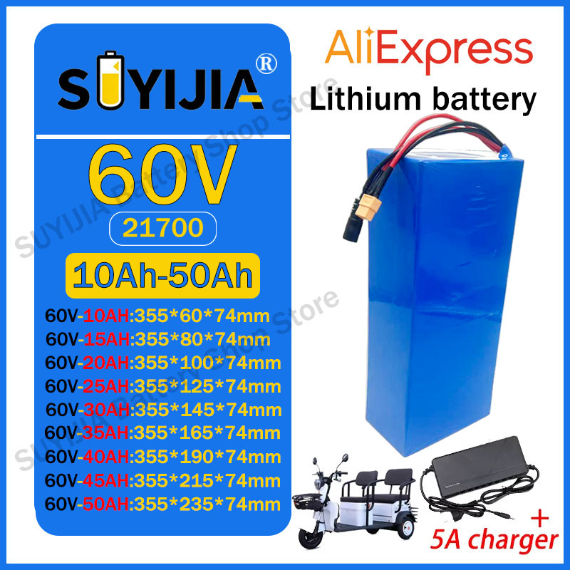 21700 60V 50Ah 45Ah 20Ah 25Ah  - 60V 30Ah Electric Scooter Battery recension och pris