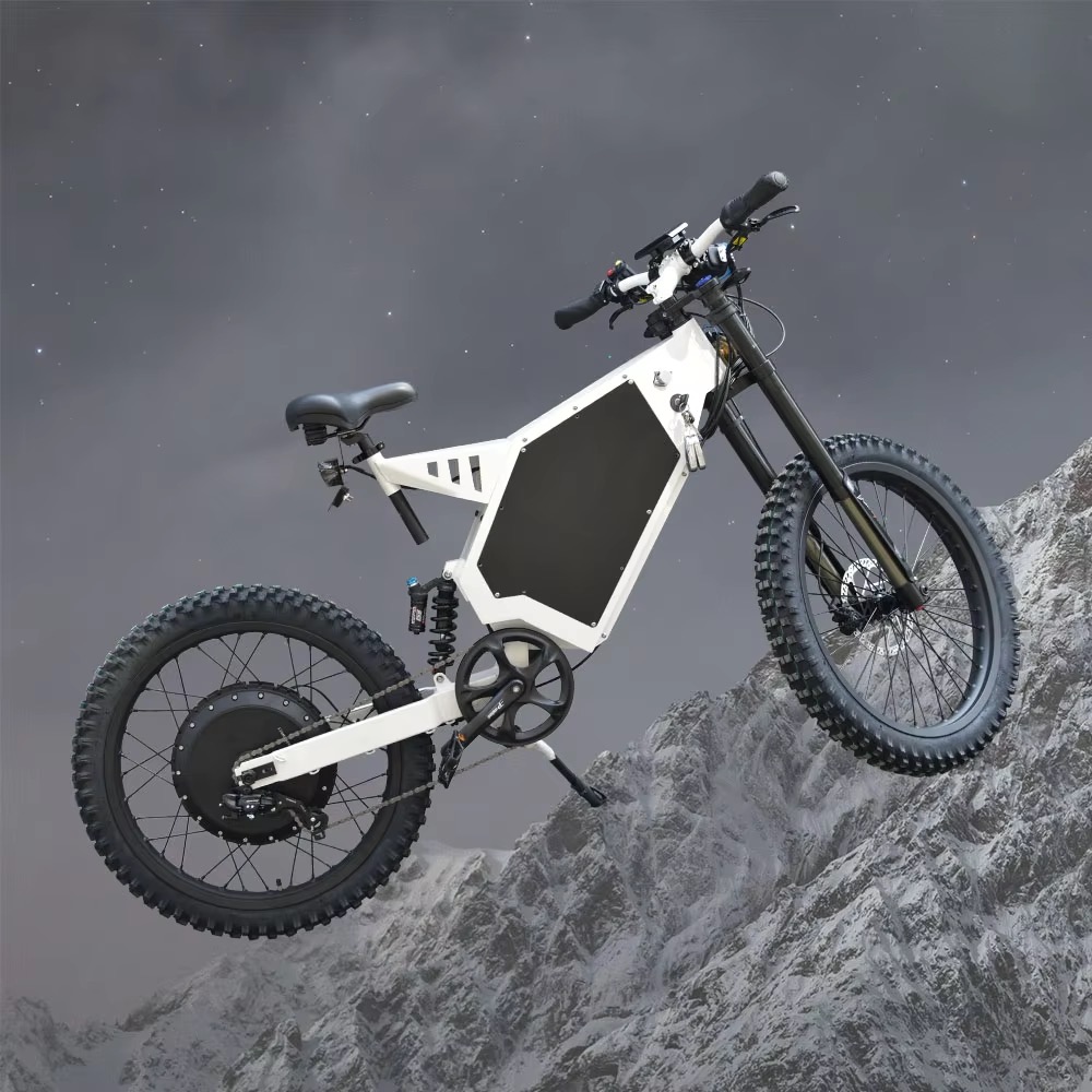 2025 Hot Sale 48v Full Suspens - 8000W Stealth Bomber Ebike recension och pris