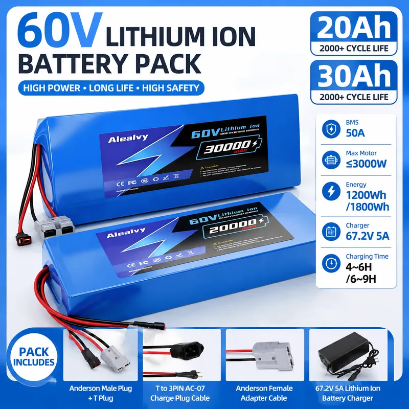 60V 20AH 30AH 21700 Lithium Ba - 60V 30Ah Electric Scooter Battery recension och pris