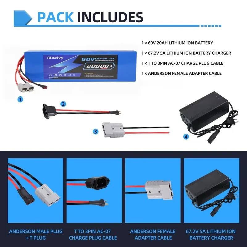 60V 20AH 30AH 21700 Lithium Ba - 60V 30Ah Electric Scooter Battery recension och pris