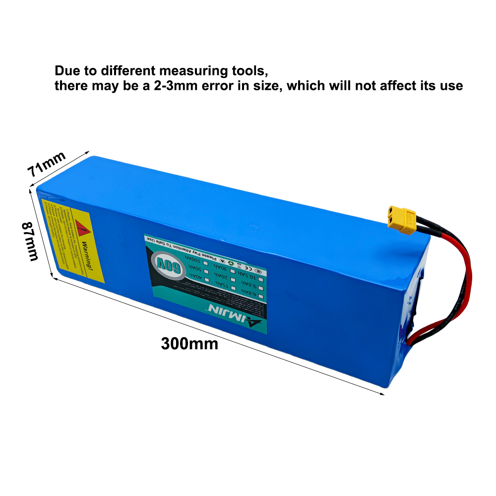 60V battery 15000mAH 18650 Lit - 60V 30Ah Electric Scooter Battery recension och pris